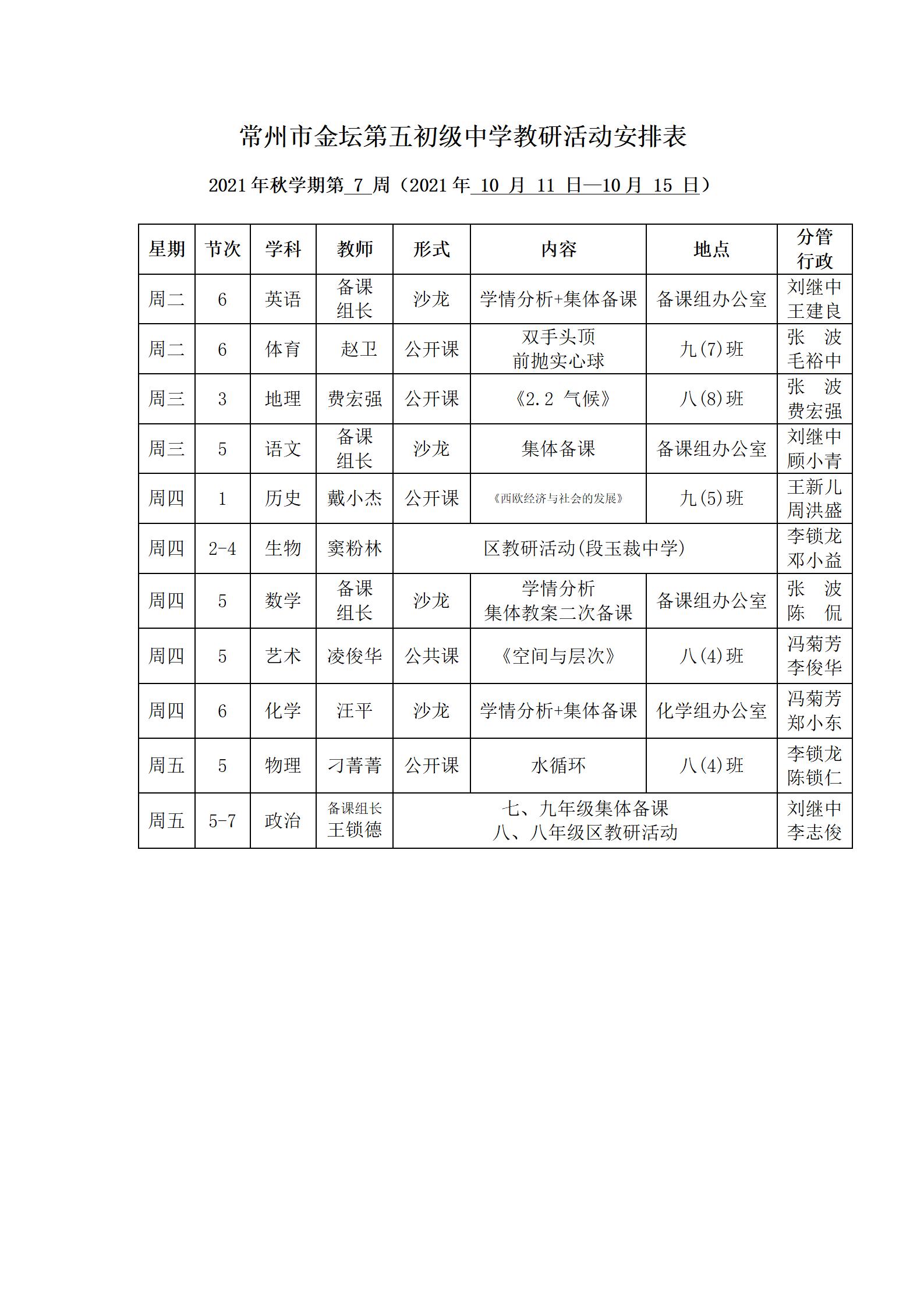 2021年秋学期第7周教研活动安排表.jpg