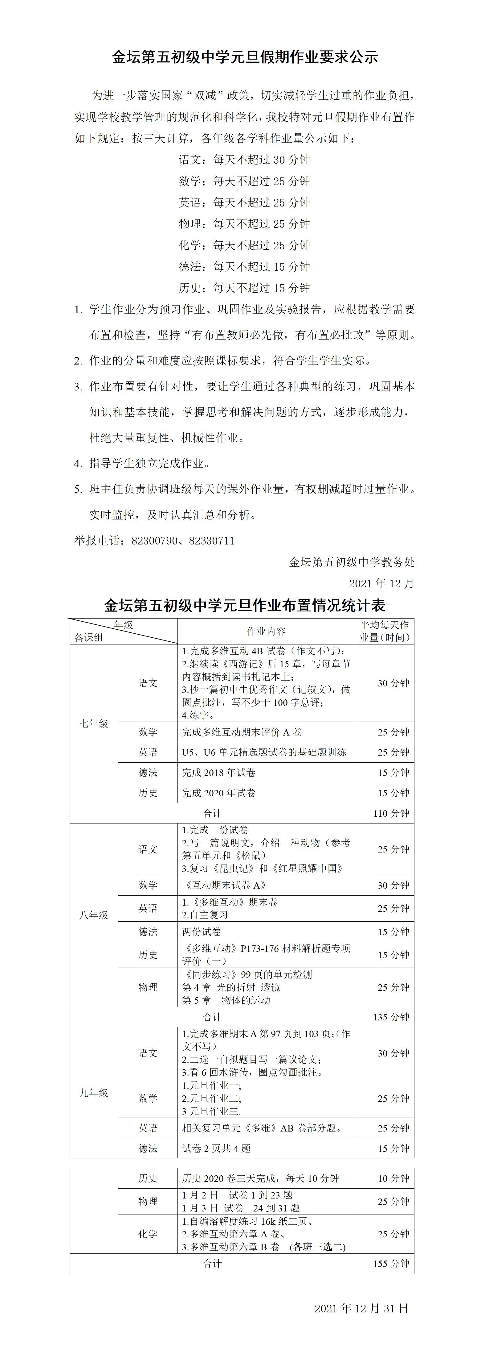 金坛第五初级中学元旦假期作业要求公示.jpg